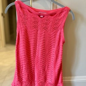 Lilly Pulitzer pink sweater XS